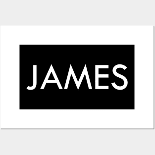 James name Posters and Art